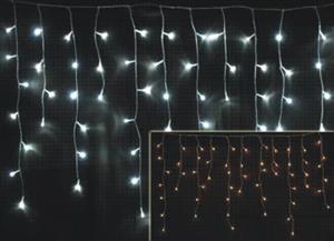 Vánoční osvětlení déšť 120 LED, 230 x 70 cm, teplá bílá
