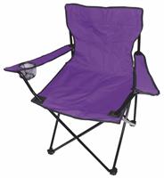 Rybářská židle s držákem nápoje včetně tašky tmavě fialová lila