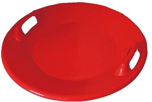 Kluzák na sníh UFO talíř, plast, 13741, Spartan - červený
