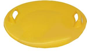 Kluzák na sníh UFO talíř, plast, 13742, Spartan - žlutý
