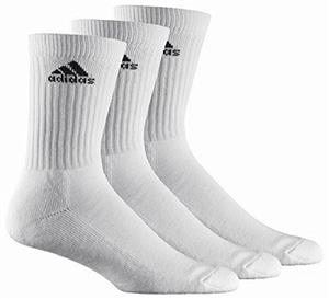 Ponožky ADIDAS 3 ks - bílé černé logo 616074, 39-42