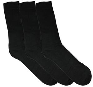 Ponožky ADIDAS 3 ks - černé bez loga 084935, 46-48