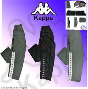 98832 KAPPA - šusťákové kalhoty M světle šedé S