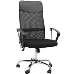 Kancelářská židle na kolečkách designová - černá