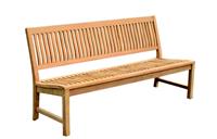 Zahradní lavička teak týkový nábytek,lavice 220 cm Kingsbury