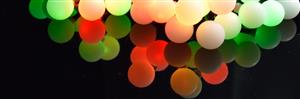 Vánoční řetěz na baterie 30 LED barevný měnící barvy - délka 3,2 m