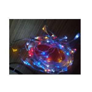 Vánoční řetěz na baterie 20 LED vícebarevný multicolor - délka 110 cm, vnitřní použití