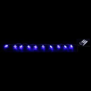 Světelný řetěz na baterie hvězdy 10 Led 140 cm - modré světlo