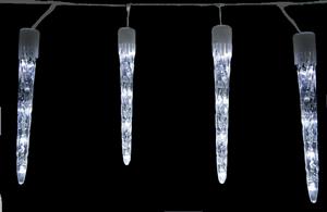Světelný řetěz 20 LED rampouchy studená bílá 2,85 m, svícení, tání ledu