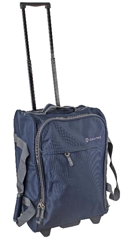 Cestovní taška na kolečkách 51x34x26 cm modrá