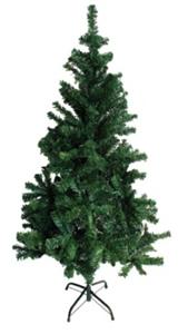 Umělý vánoční stromek 150 cm - zelený, včetně kovového stojanu