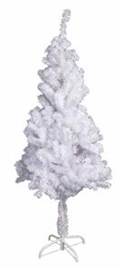 Umělý vánoční stromek 150 cm - bílý, včetně kovového stojanu
