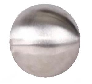 Dekorace koule šlechtěná ocel matná 15 cm