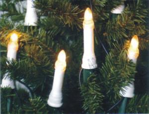 20 LED svíčky na vánoční stromeček, teplá bílá, vnitřní použití